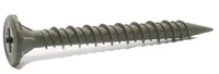 #8 X 1-5/8 WAFER HEAD W/NIBS CEMENT BOARD SCREW, RUSPERT - CTN / 4,000